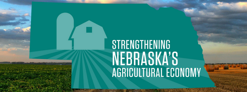 Strengthening Nebraska's Agricultural economy Graphic