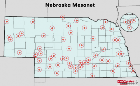 Nebraska mesonet sites