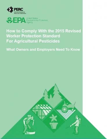 Cover of the EPA guide on complying with the Worker Protection Standard
