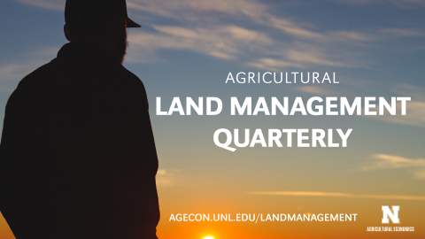 Image promoting the Agricultural Land Management Quarterly.