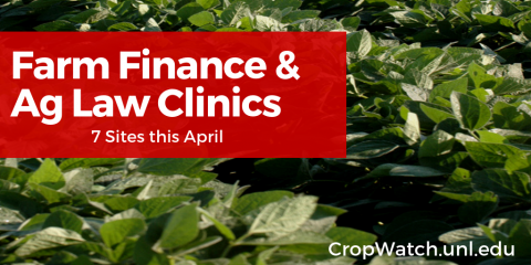 Farm Finance and Ag Law Clinics flyer
