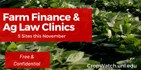 今年11月将在5个地点开设农业金融和农业法律诊所
